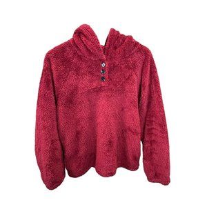 KIRUNDO Winter Women’s Fuzzy Fleece Hoodies Sweatshirts Casual Long Sleeves Shag